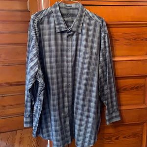 Bugatchi Uomo Crosshatch Design Shirt